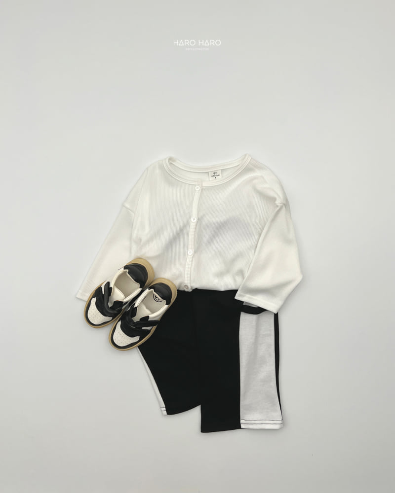 Haro Haro - Korean Children Fashion - #todddlerfashion - Board Loop Color-Block Pants - 10