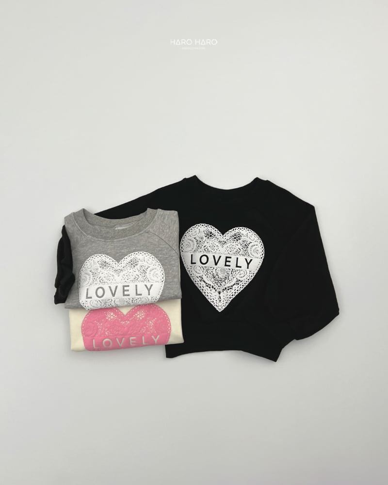 Haro Haro - Korean Children Fashion - #todddlerfashion - Lovely Sweatshirt - 7