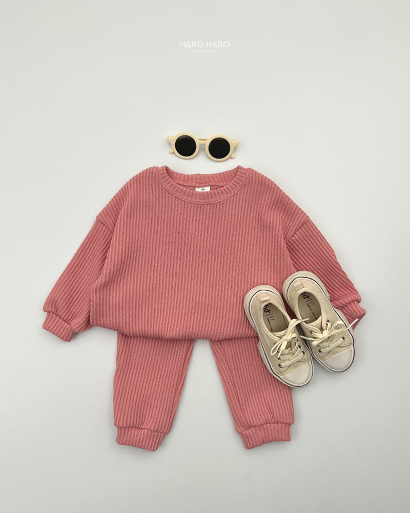 Haro Haro - Korean Children Fashion - #todddlerfashion - Pastel Top Bottom Set - 5
