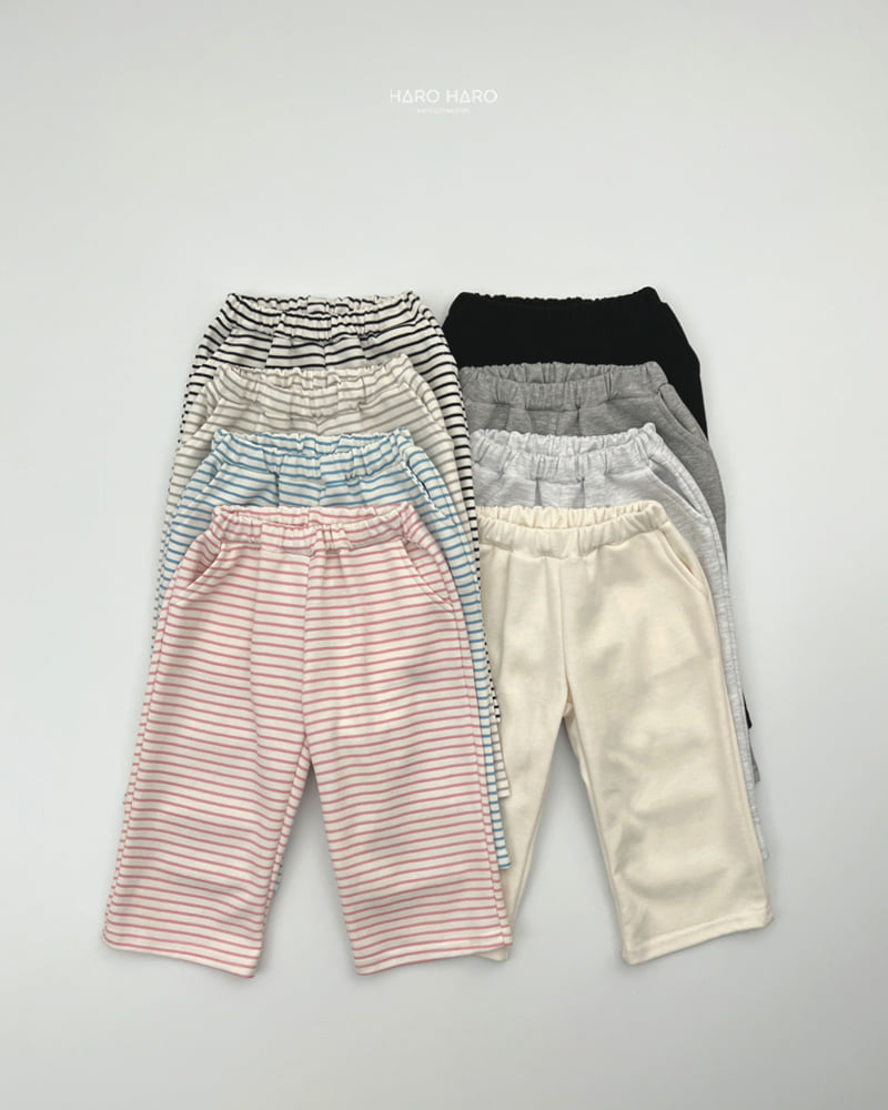 Haro Haro - Korean Children Fashion - #toddlerclothing - Choux Cream Wide Pants Set - 5