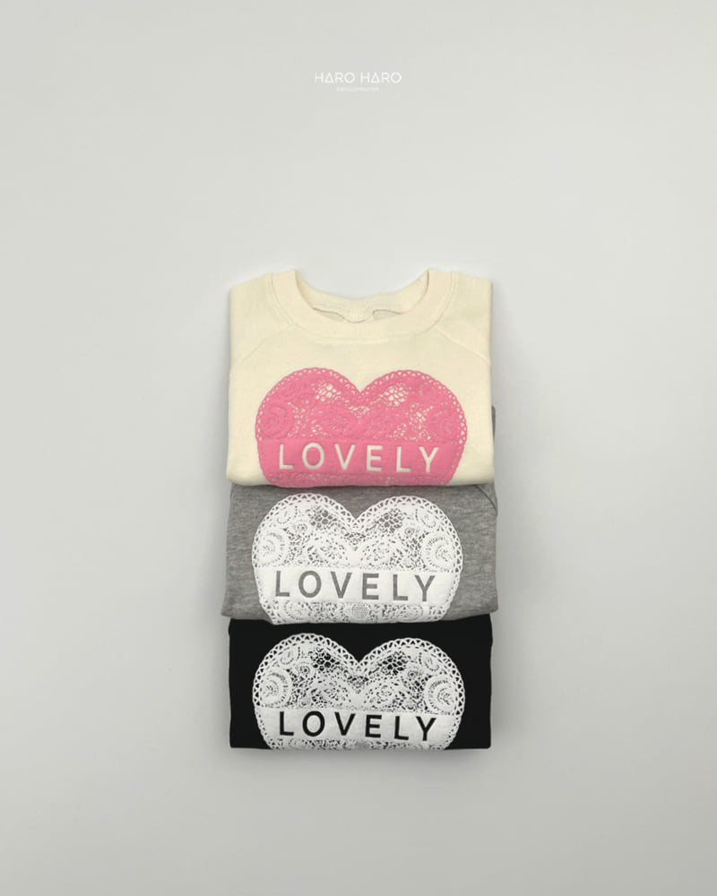 Haro Haro - Korean Children Fashion - #toddlerclothing - Lovely Sweatshirt - 8