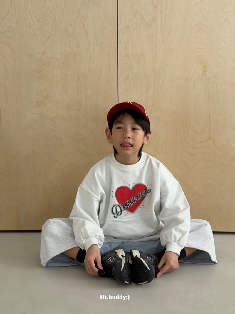 Hi buddy - Korean Children Fashion - #Kfashion4kids - Heart Sweatshirt - 12
