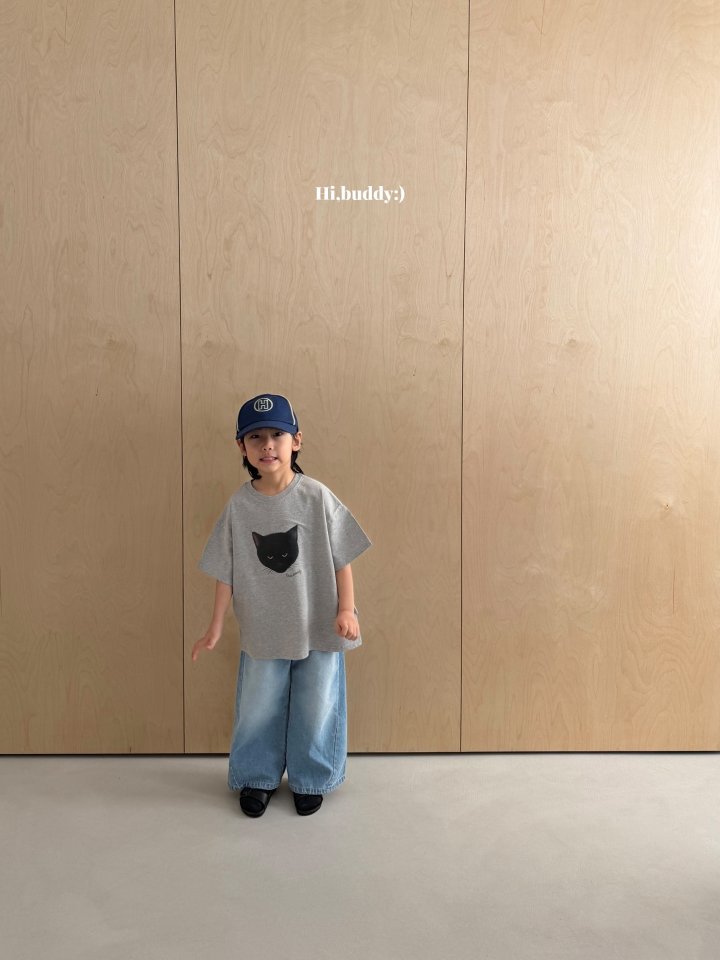Hi buddy - Korean Children Fashion - #Kfashion4kids - Happy Denim Pants - 8