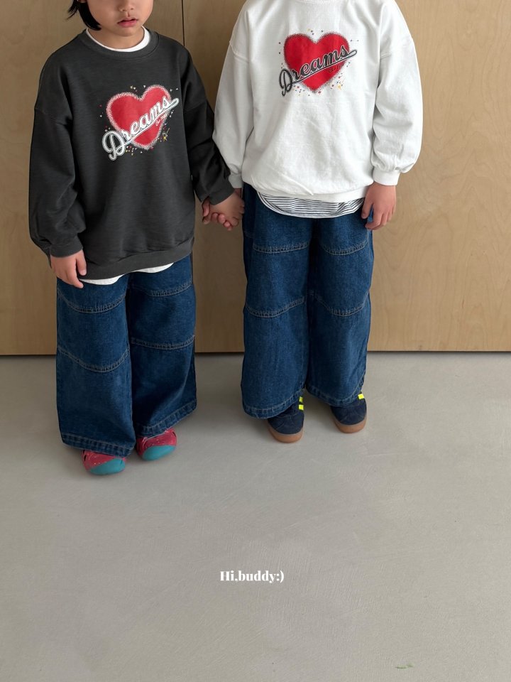 Hi buddy - Korean Children Fashion - #childofig - Hip Denim Pants - 3