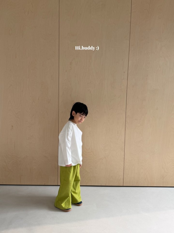 Hi buddy - Korean Children Fashion - #childofig - Side Slit Tee - 6