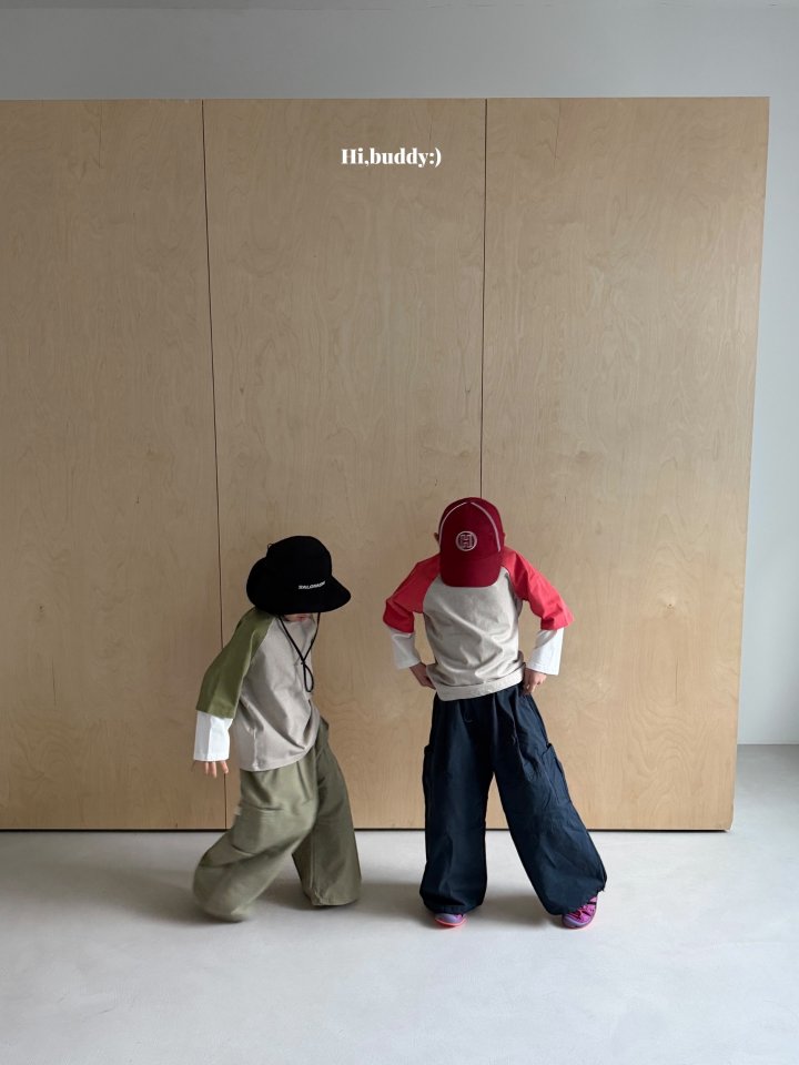 Hi buddy - Korean Children Fashion - #childofig - Wide Cargo Pants - 3