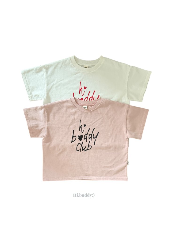 Hi buddy - Korean Children Fashion - #childofig - Buddy Love Tee