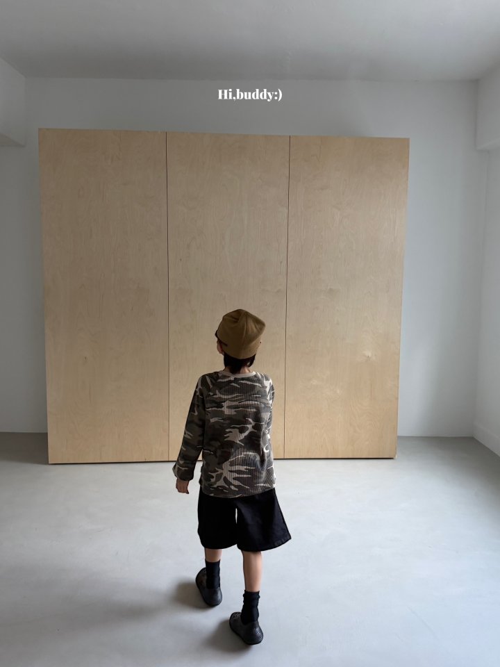 Hi buddy - Korean Children Fashion - #childrensboutique - Camo Waffle Tee - 8