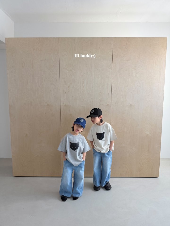 Hi buddy - Korean Children Fashion - #childrensboutique - Cat Tee - 7