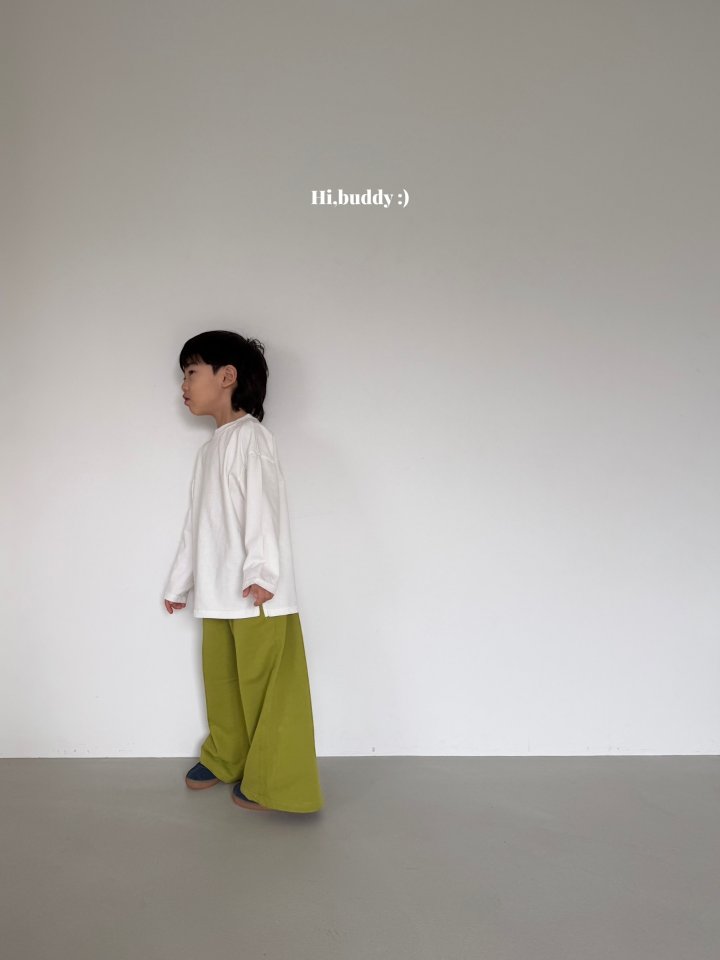 Hi buddy - Korean Children Fashion - #childrensboutique - Side Slit Tee - 7