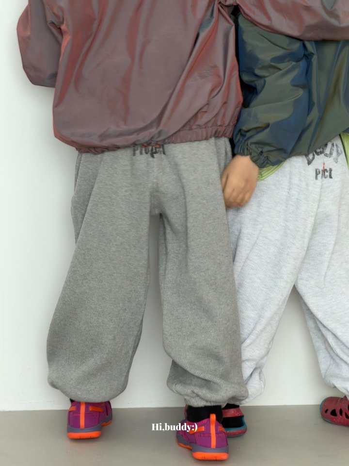 Hi buddy - Korean Children Fashion - #designkidswear - Waffle Hip Pants - 3
