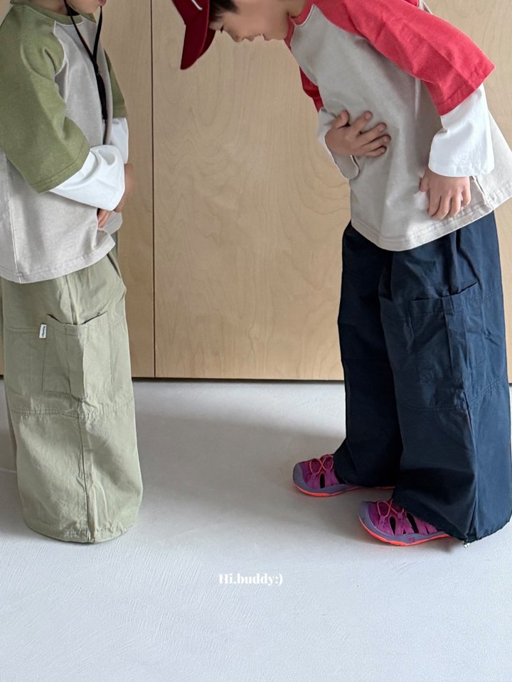 Hi buddy - Korean Children Fashion - #designkidswear - Wide Cargo Pants - 5