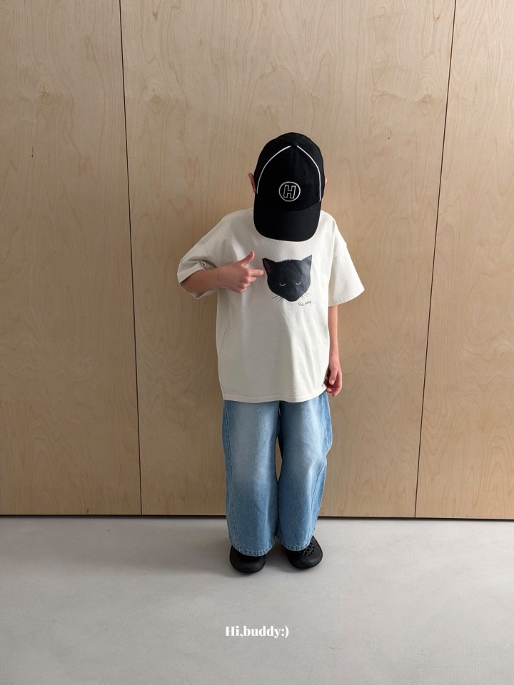 Hi buddy - Korean Children Fashion - #discoveringself - Cat Tee - 9