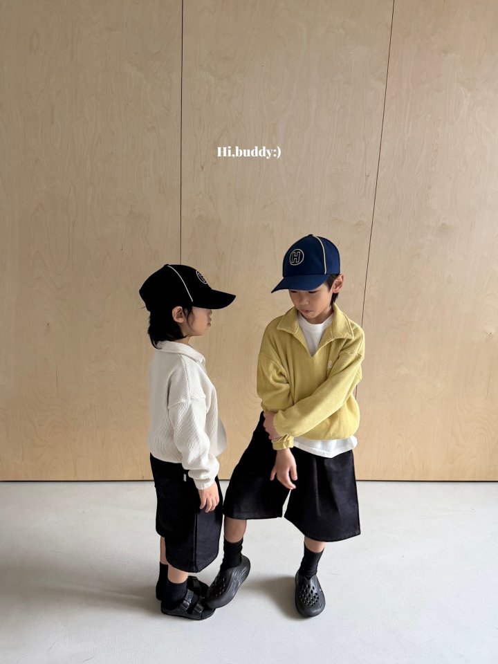 Hi buddy - Korean Children Fashion - #discoveringself - Butter Waffle Sweatshirt - 3