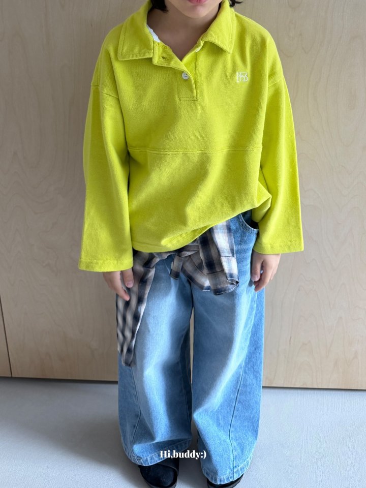 Hi buddy - Korean Children Fashion - #discoveringself - Happy Denim Pants - 3