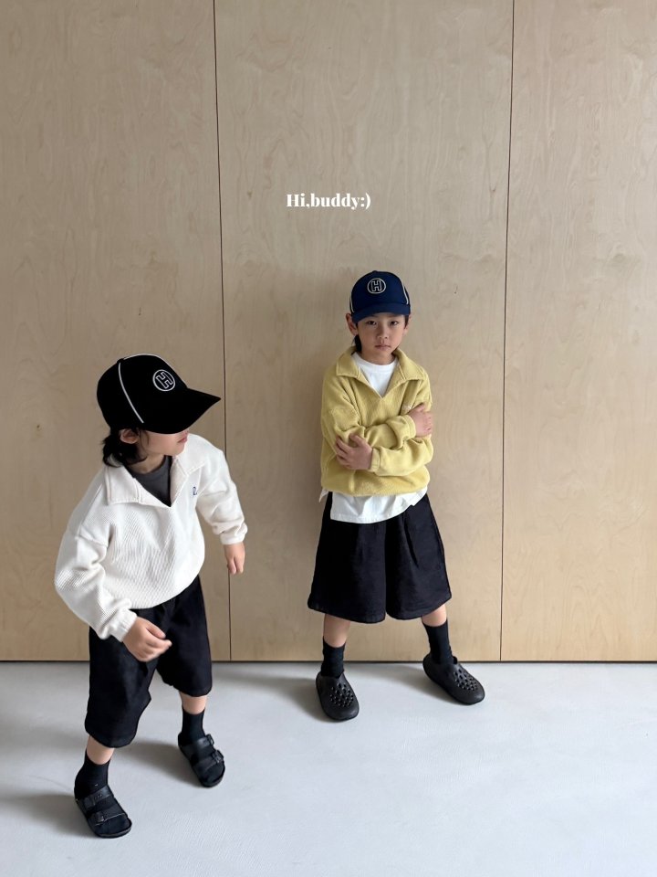Hi buddy - Korean Children Fashion - #discoveringself - Butter Waffle Sweatshirt - 4