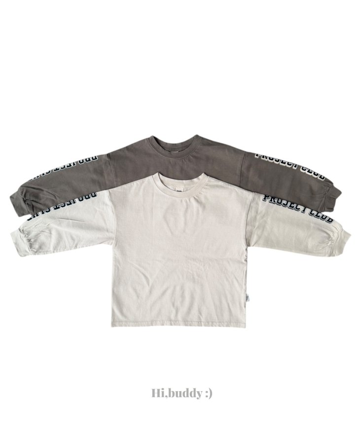 Hi buddy - Korean Children Fashion - #fashionkids - Project Long Sleeve Tee
