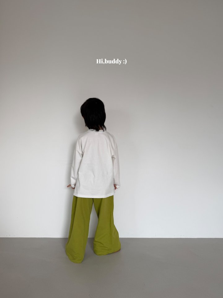Hi buddy - Korean Children Fashion - #fashionkids - Side Slit Tee - 10