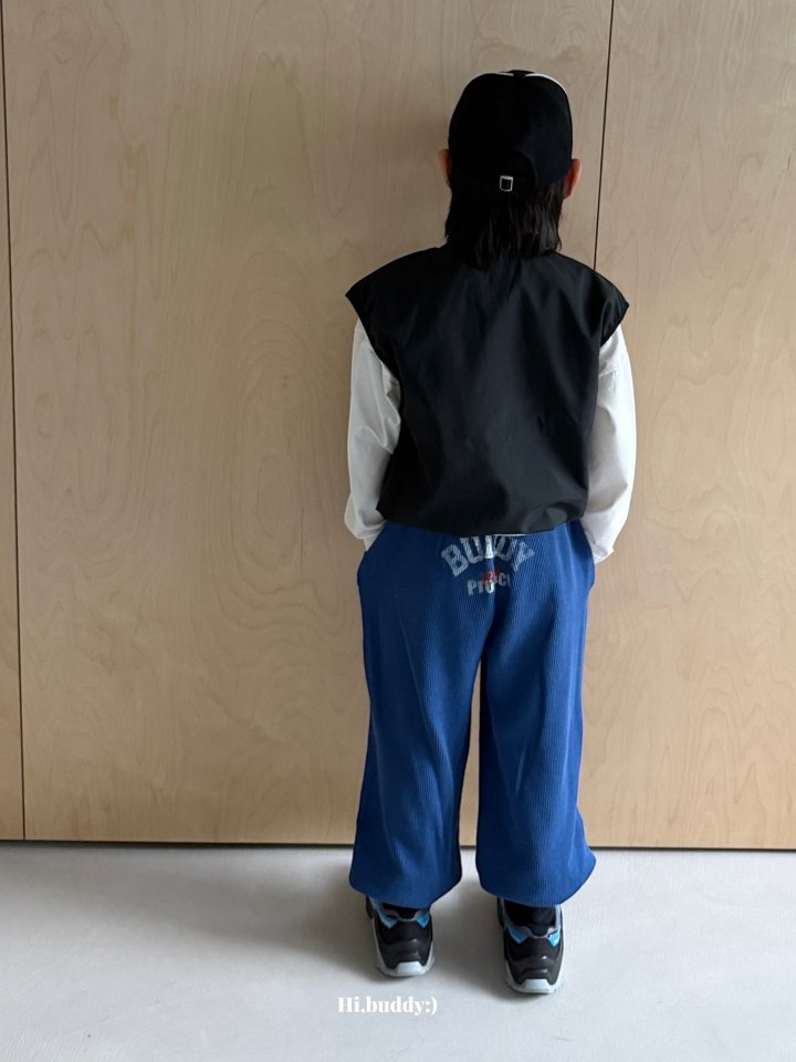 Hi buddy - Korean Children Fashion - #kidzfashiontrend - Waffle Hip Pants - 8