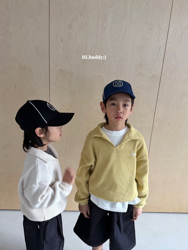 Hi buddy - Korean Children Fashion - #kidzfashiontrend - Butter Waffle Sweatshirt - 7