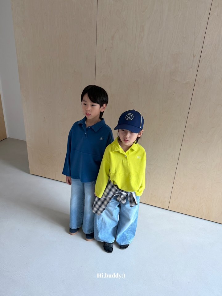 Hi buddy - Korean Children Fashion - #kidzfashiontrend - Vivid Collar Tee - 6