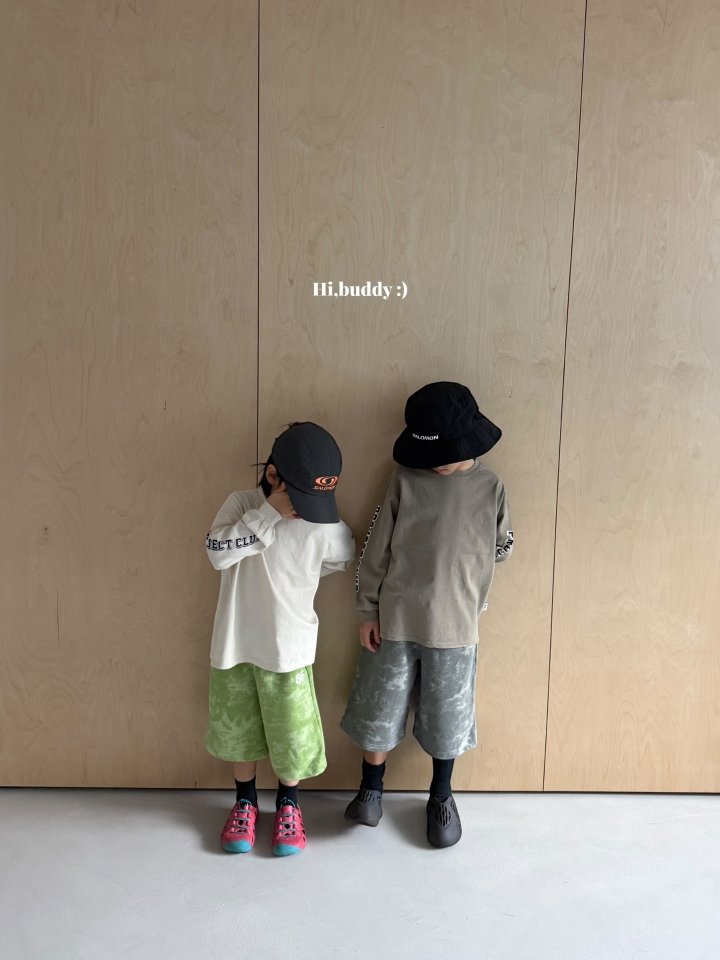Hi buddy - Korean Children Fashion - #littlefashionista - Water Print Pants - 7