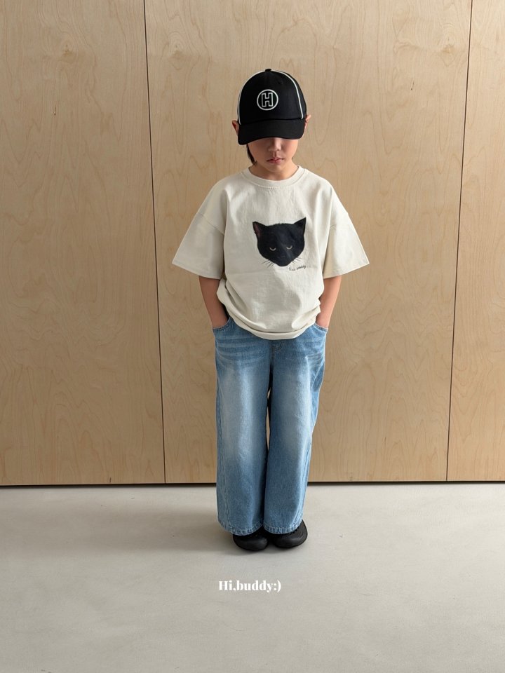 Hi buddy - Korean Children Fashion - #magicofchildhood - Happy Denim Pants - 10