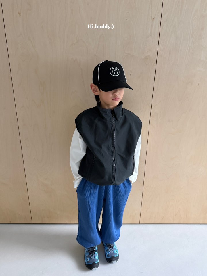 Hi buddy - Korean Children Fashion - #minifashionista - Waffle Hip Pants - 12