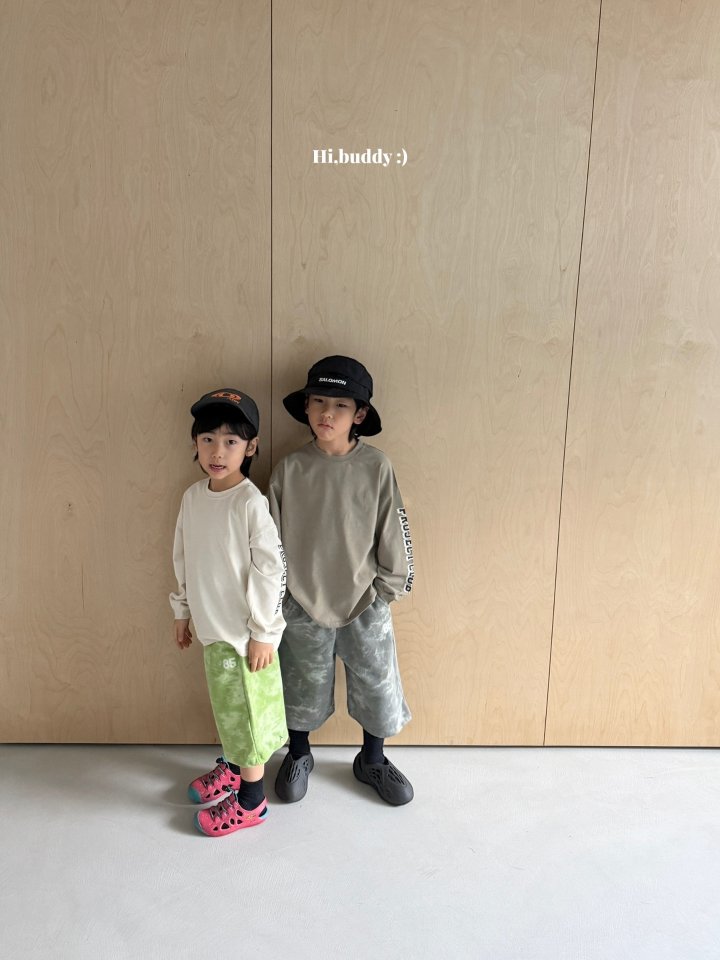 Hi buddy - Korean Children Fashion - #minifashionista - Water Print Pants - 9