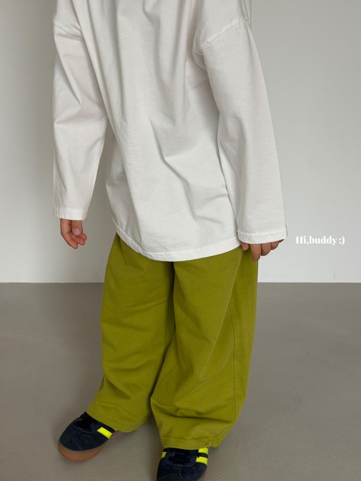 Hi buddy - Korean Children Fashion - #minifashionista - Side Slit Tee - 3