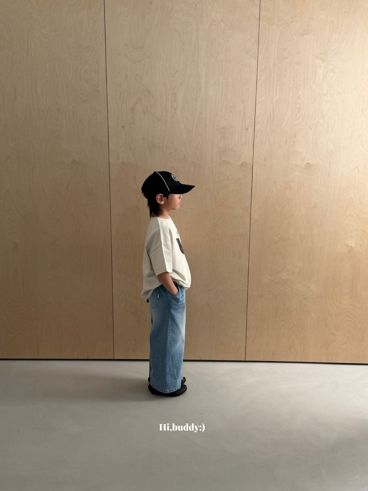 Hi buddy - Korean Children Fashion - #minifashionista - Happy Denim Pants - 11