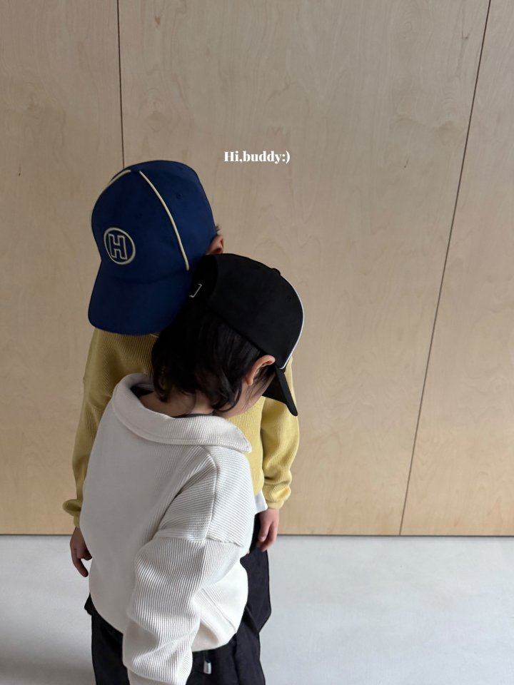 Hi buddy - Korean Children Fashion - #prettylittlegirls - Butter Waffle Sweatshirt - 12
