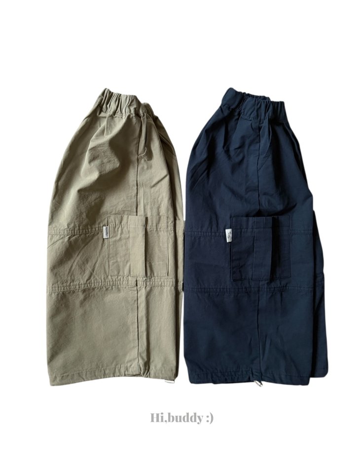 Hi buddy - Korean Children Fashion - #prettylittlegirls - Wide Cargo Pants
