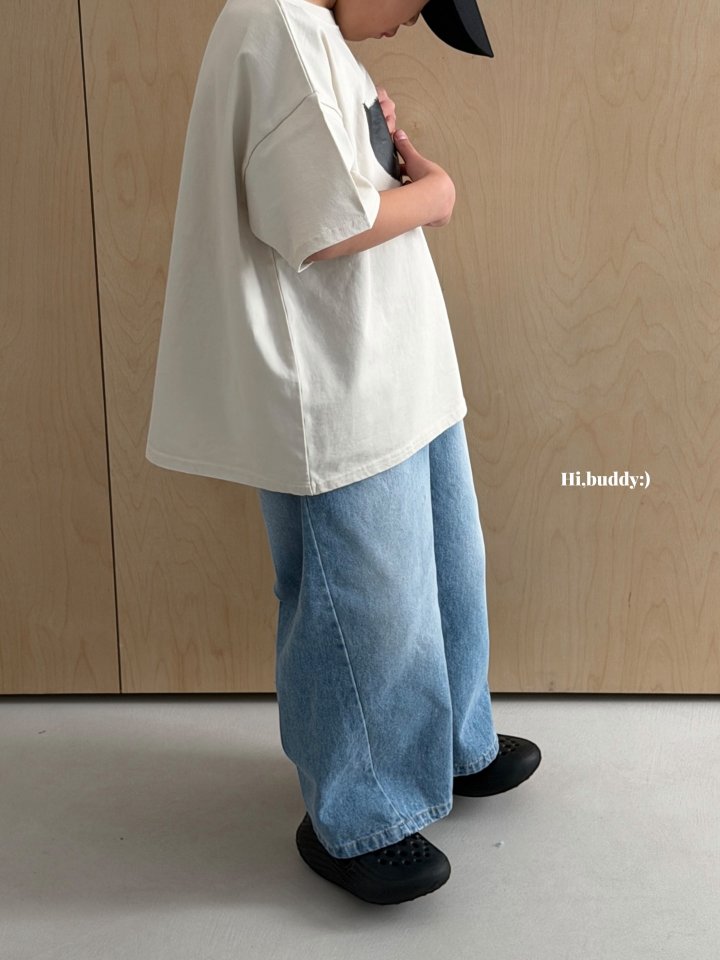 Hi buddy - Korean Children Fashion - #prettylittlegirls - Happy Denim Pants - 12