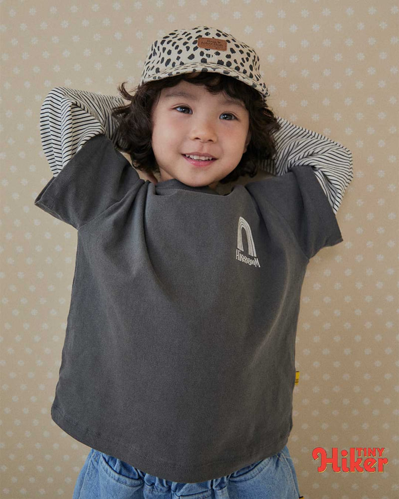 Hiker - Korean Children Fashion - #Kfashion4kids - Kino Pigment Layered Tee - 9