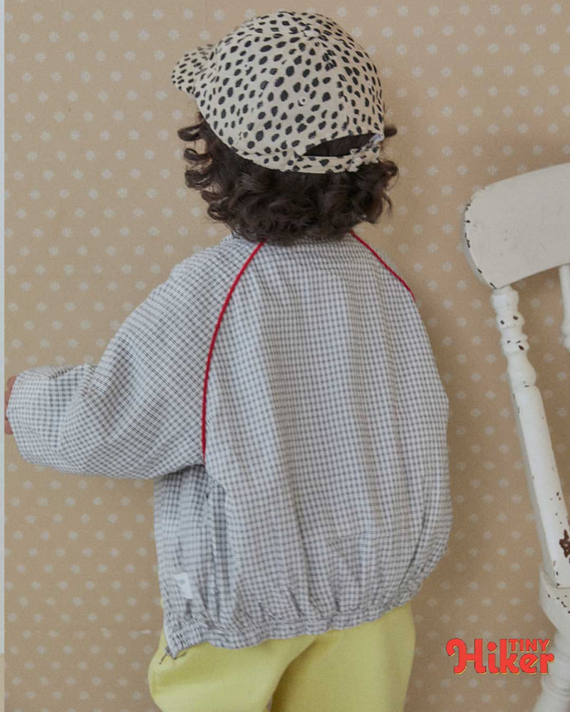 Hiker - Korean Children Fashion - #Kfashion4kids - Jude Check Piping Jumper - 9
