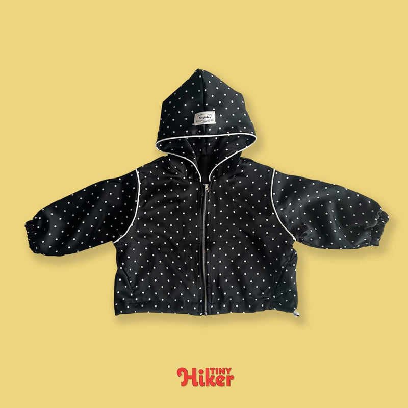 Hiker - Korean Children Fashion - #childofig - Coco Dot Hooded Jacket - 5