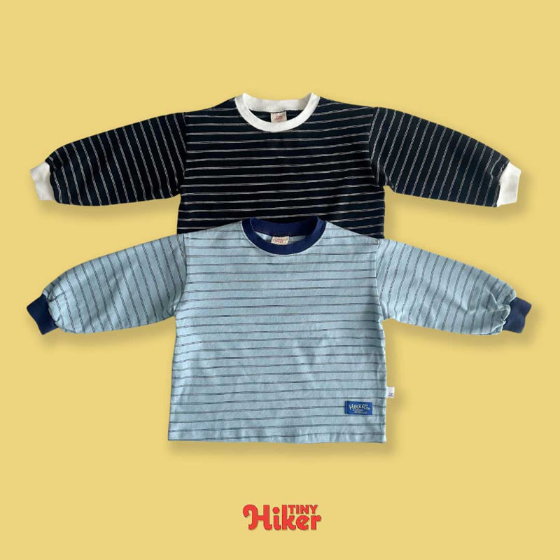 Hiker - Korean Children Fashion - #childofig - Lucas Contrast Stripe Tee