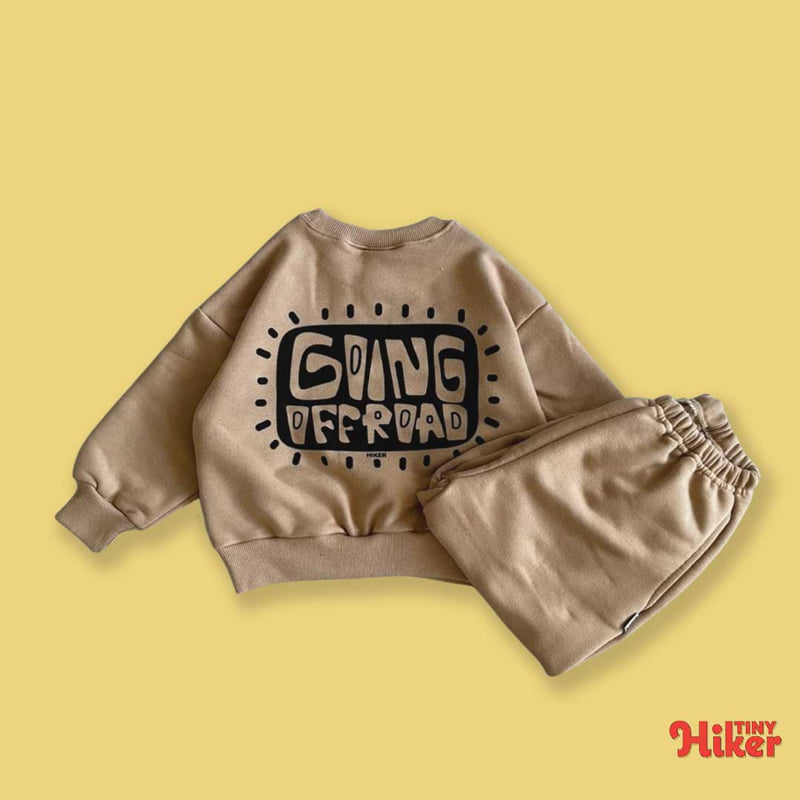 Hiker - Korean Children Fashion - #designkidswear - Off-Road Top Bottom Set - 6