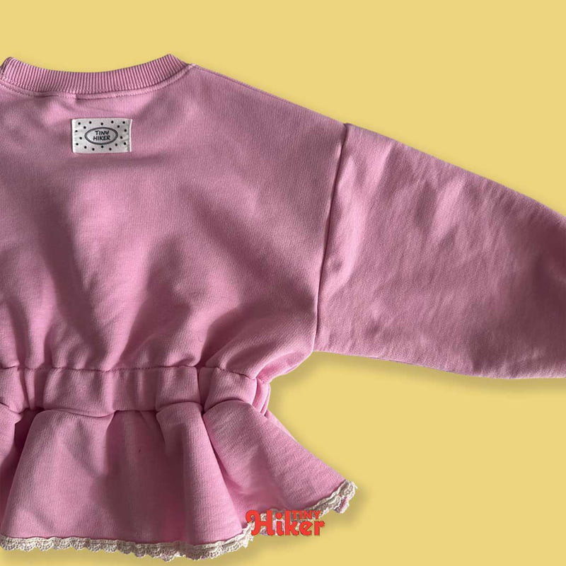 Hiker - Korean Children Fashion - #discoveringself - Heidi Frill Sweatshirt - 6