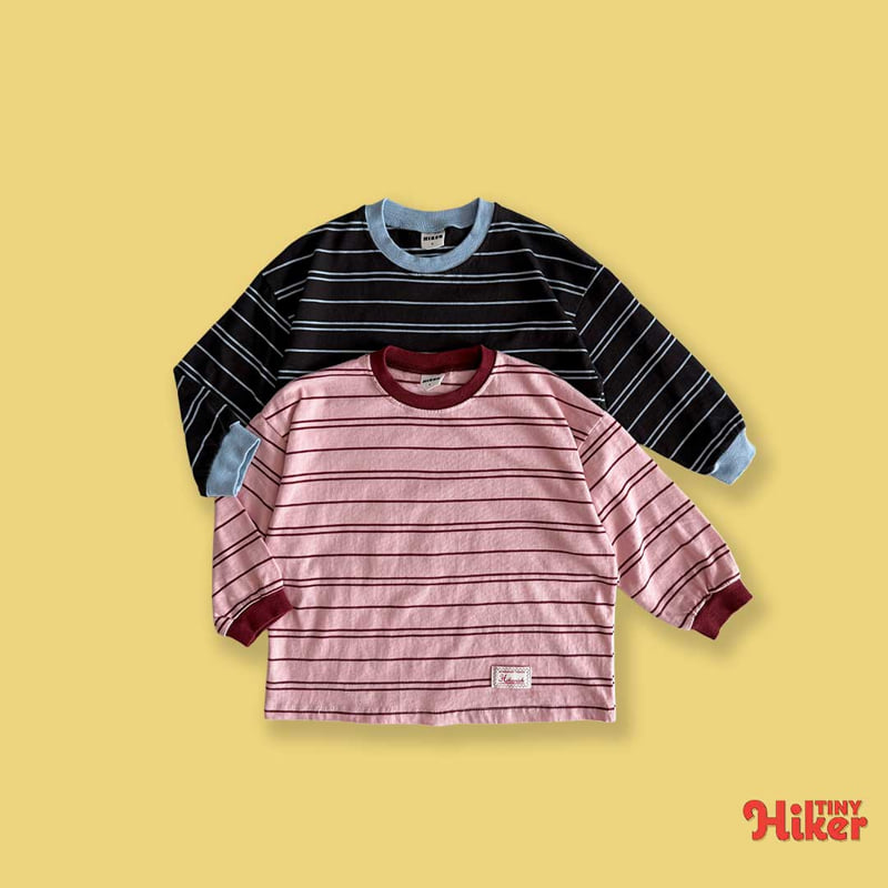 Hiker - Korean Children Fashion - #discoveringself - Betty Stripe Tee