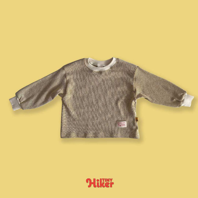 Hiker - Korean Children Fashion - #discoveringself - Sunny Side Up Stripe Tee - 4