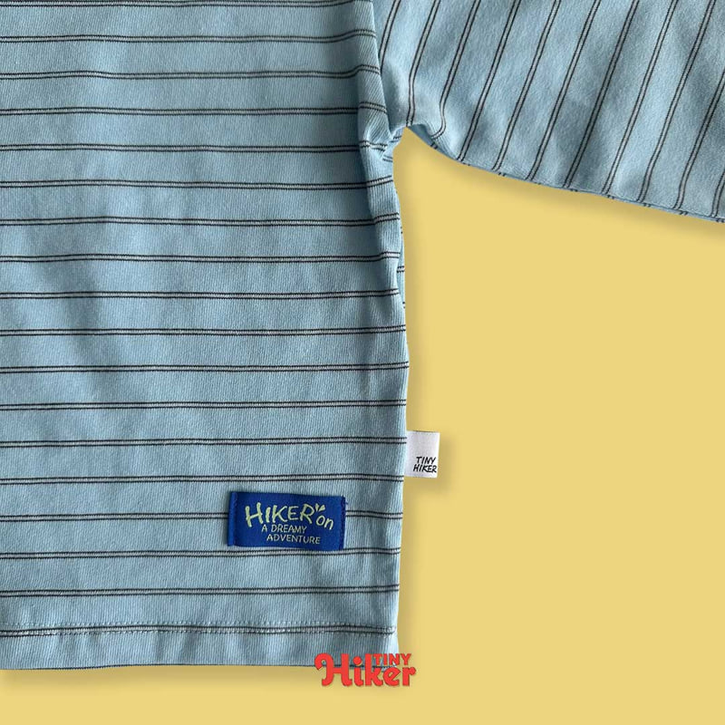 Hiker - Korean Children Fashion - #fashionkids - Lucas Contrast Stripe Tee - 6