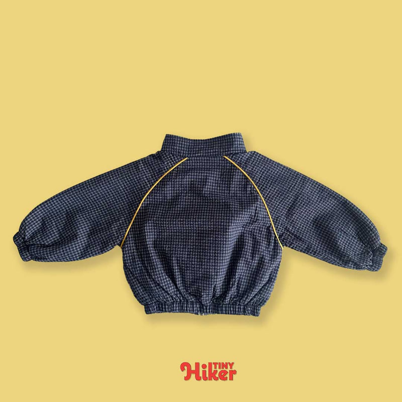 Hiker - Korean Children Fashion - #fashionkids - Jude Check Piping Jumper - 5