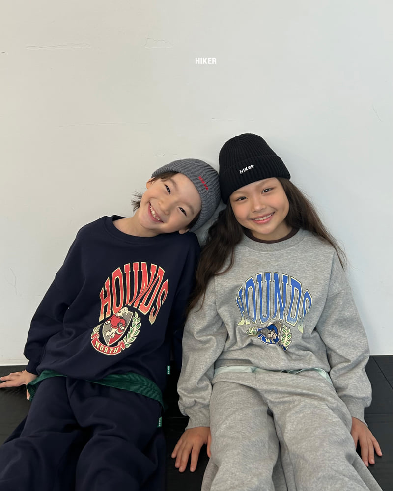 Hiker - Korean Children Fashion - #discoveringself - Hound Top Bottom Set - 4