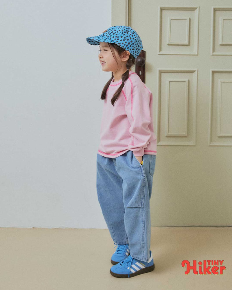 Hiker - Korean Children Fashion - #kidsshorts - Pippin Contrast Rib Tee - 11