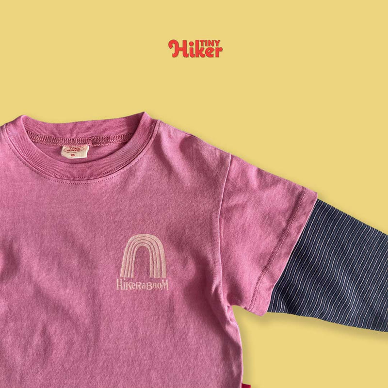 Hiker - Korean Children Fashion - #kidsshorts - Kino Pigment Layered Tee - 6