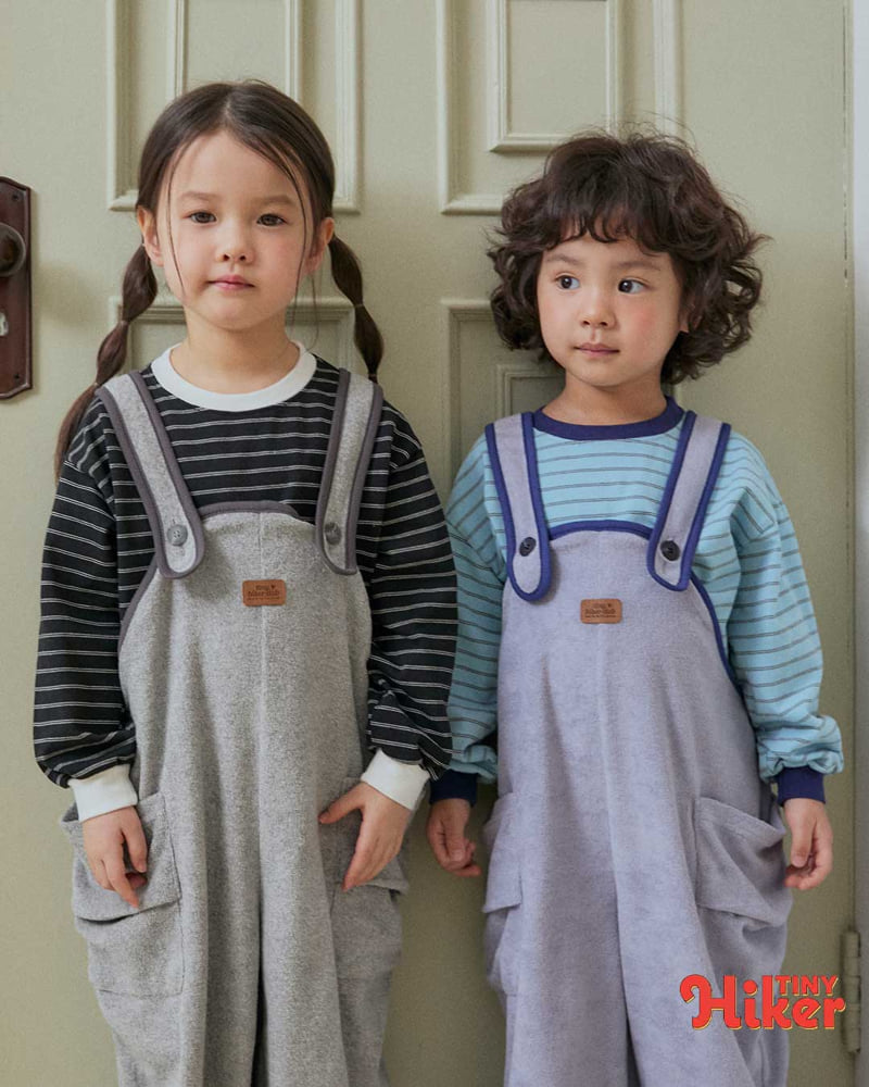 Hiker - Korean Children Fashion - #kidsshorts - Lucas Contrast Stripe Tee - 7