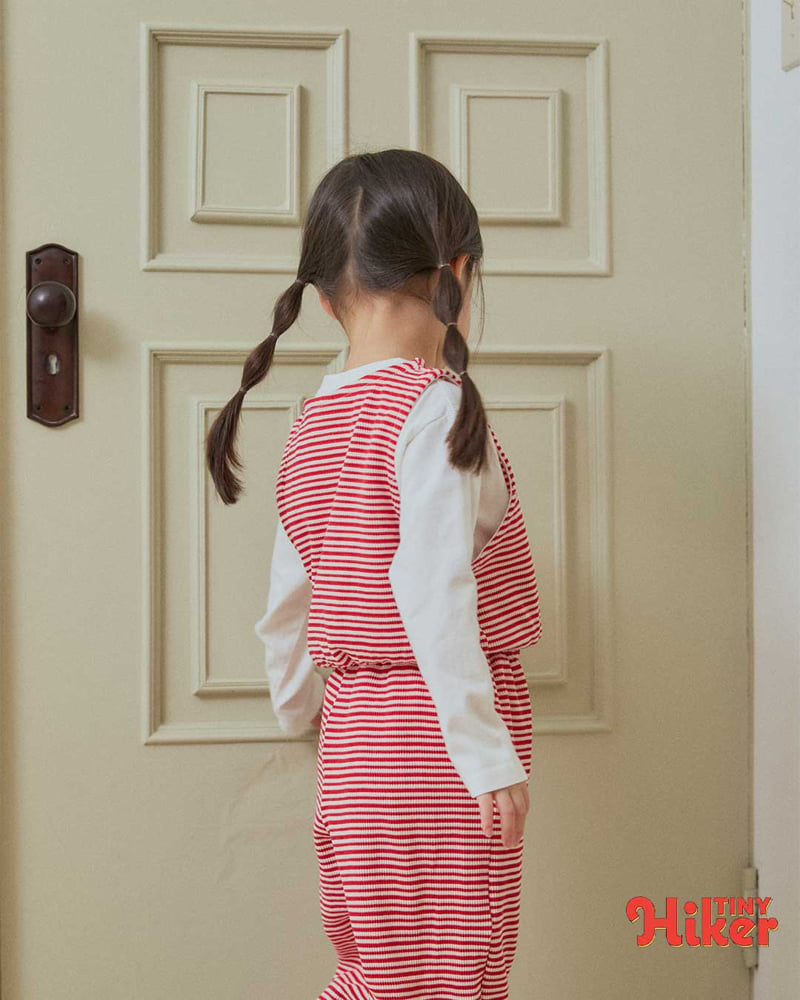 Hiker - Korean Children Fashion - #kidsshorts - Lollipop Waffle Sleeveless Tee - 11