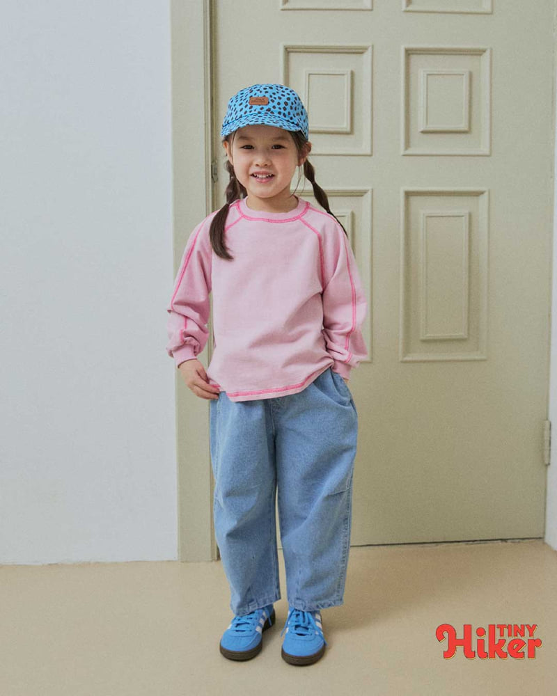 Hiker - Korean Children Fashion - #kidsstore - Pippin Contrast Rib Tee - 12